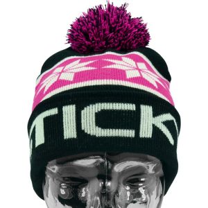 Sticky Baits Black Bobble Beanie