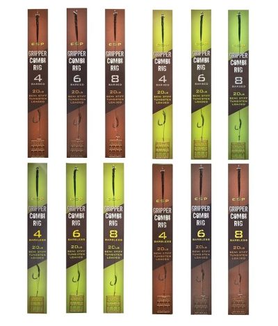 E.S.P Gripper Combi Rig Green Barbless