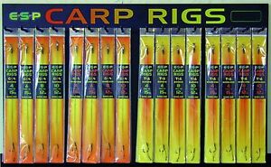 E.S.P Carp Rigs T-6 barbed