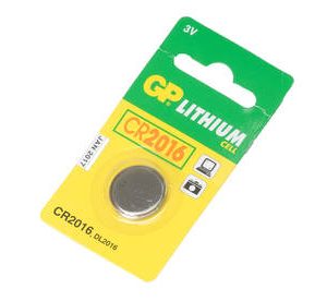 GP Batteries Lithium CR2016